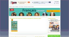 Desktop Screenshot of francaislivreuniquelycee.editions-bordas.fr