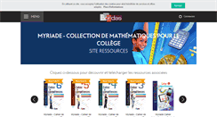 Desktop Screenshot of myriade.editions-bordas.fr