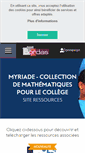 Mobile Screenshot of myriade.editions-bordas.fr
