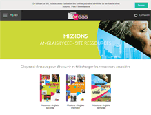 Tablet Screenshot of missions.editions-bordas.fr