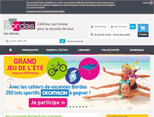 Tablet Screenshot of editions-bordas.fr