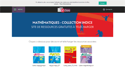 Desktop Screenshot of indice.editions-bordas.fr